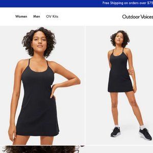 The Exercise Dress | Outdoor Voices | Black Size Small | Like new - worn twice